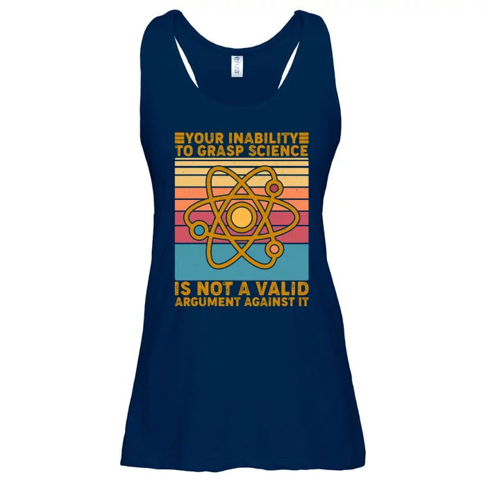 Your Inability to Grasp Science Is Not A Valid Argument Against It Ladies Essential Flowy Tank