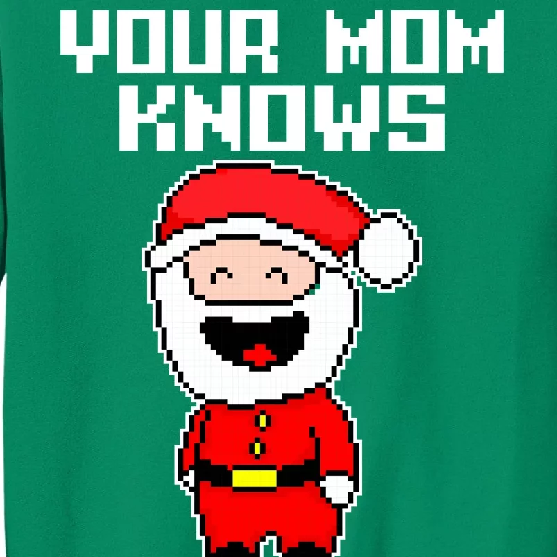 Your Mom Knows I'm Real Santa Christmas Sweatshirt