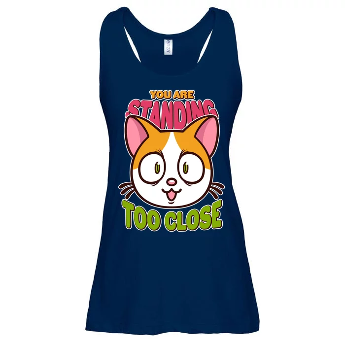 Your Standing Too Close Social Distancing Cat Ladies Essential Flowy Tank