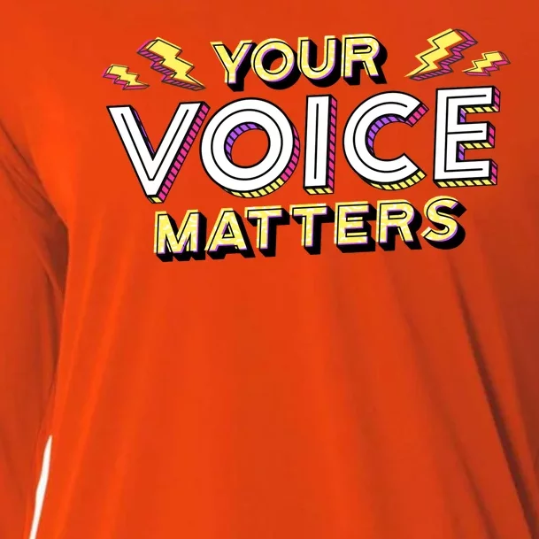 Your Voice Matters Cooling Performance Long Sleeve Crew