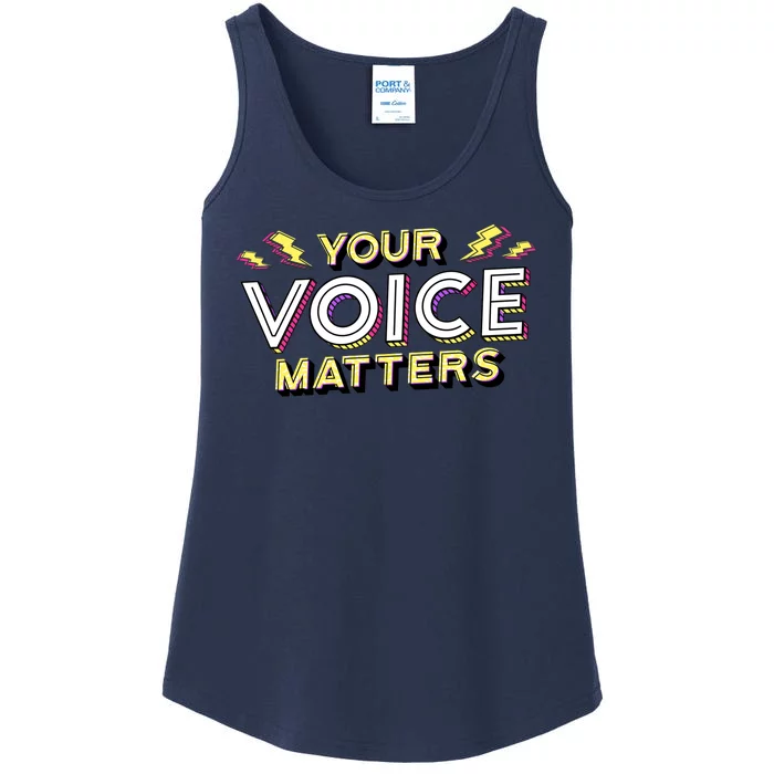 Your Voice Matters Ladies Essential Tank