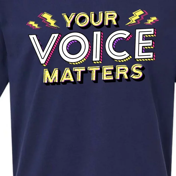 Your Voice Matters Sueded Cloud Jersey T-Shirt