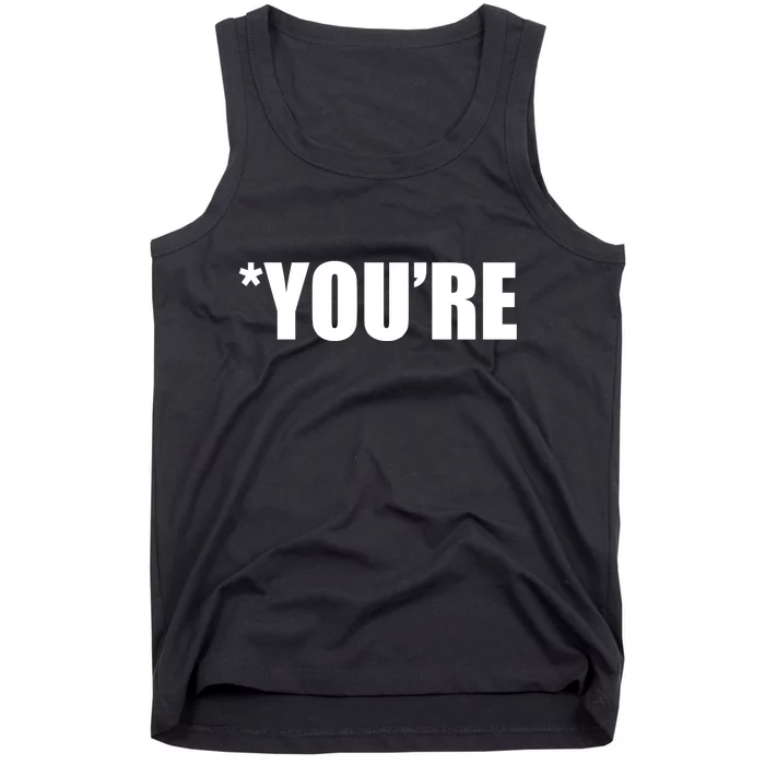 *You're Funny Grammar Tank Top