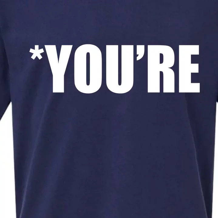 *You're Funny Grammar Sueded Cloud Jersey T-Shirt