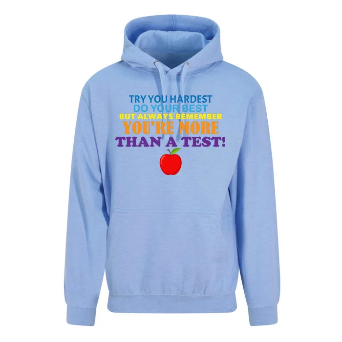 You're More Than A Test Unisex Surf Hoodie