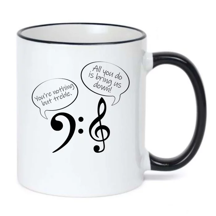 You're Nothing But Treble Black Color Changing Mug