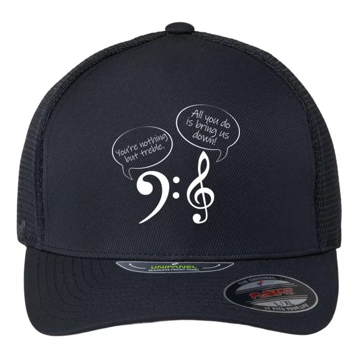 You're Nothing But Treble Flexfit Unipanel Trucker Cap