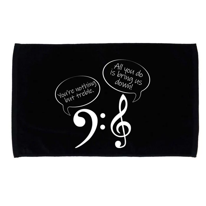 You're Nothing But Treble Microfiber Hand Towel