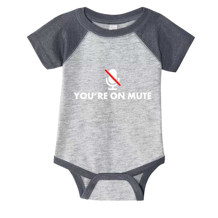 You're On Mute Infant Baby Jersey Bodysuit