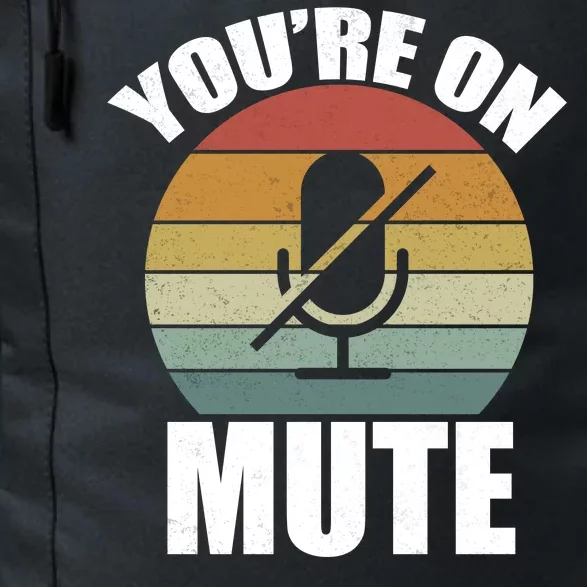 You're On Mute Retro Funny Daily Commute Backpack