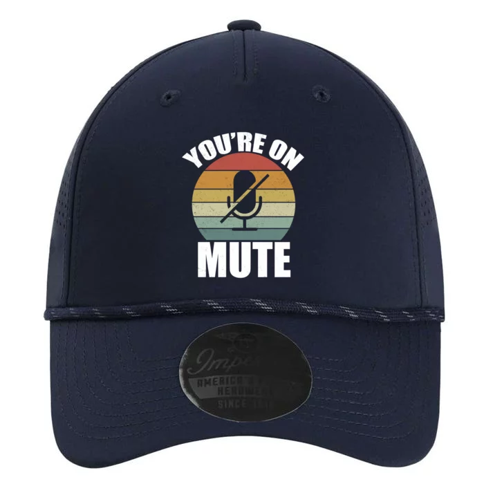 You're On Mute Retro Funny Performance The Dyno Cap