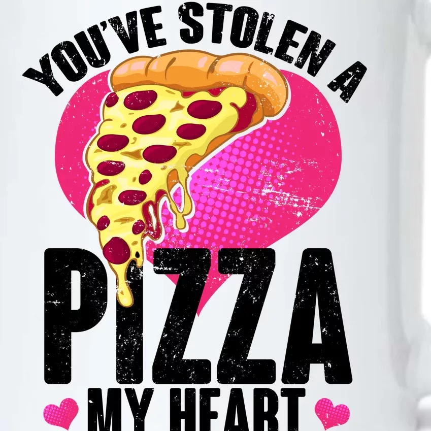 You've Stolen A Pizza My Heart Black Color Changing Mug