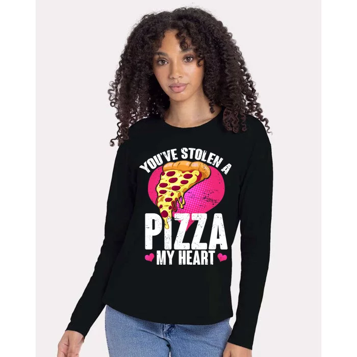 You've Stolen A Pizza My Heart Womens Cotton Relaxed Long Sleeve T-Shirt