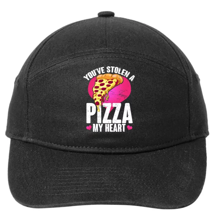 You've Stolen A Pizza My Heart 7-Panel Snapback Hat