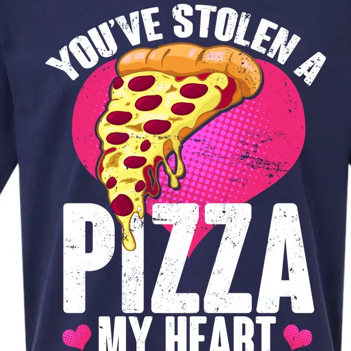 You've Stolen A Pizza My Heart Sueded Cloud Jersey T-Shirt