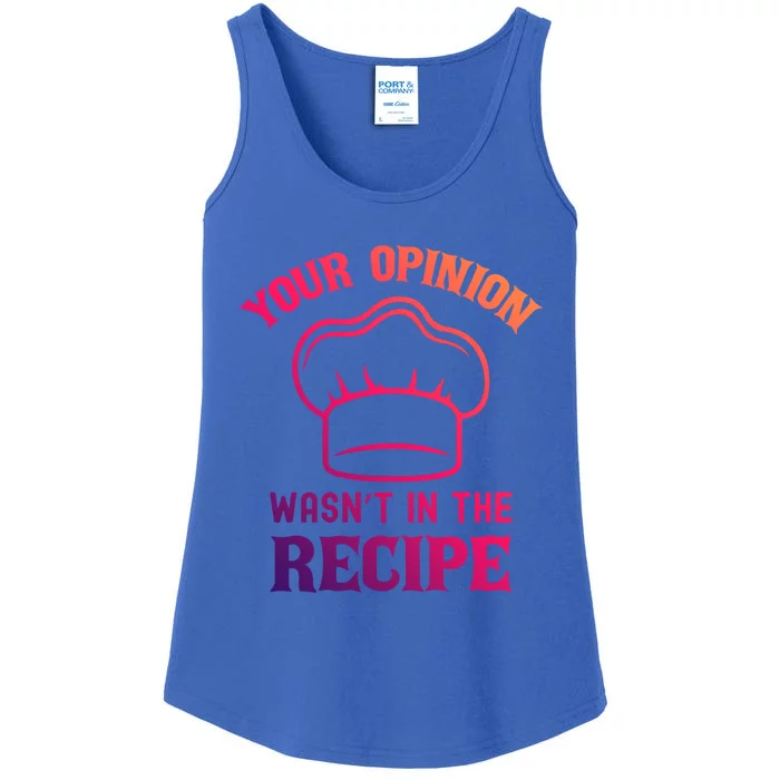 Your Opinion Wasnt In The Recipe Fruit Bread Gift Ladies Essential Tank