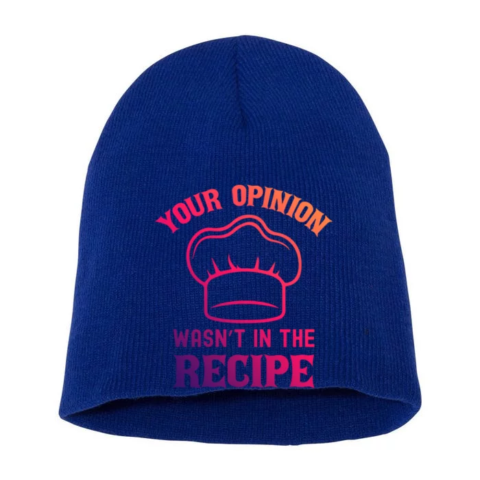 Your Opinion Wasnt In The Recipe Fruit Bread Gift Short Acrylic Beanie