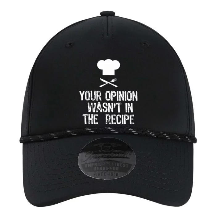 Your Opinion Wasnt In The Recipe Funny Cooker Cool Gift Performance The Dyno Cap