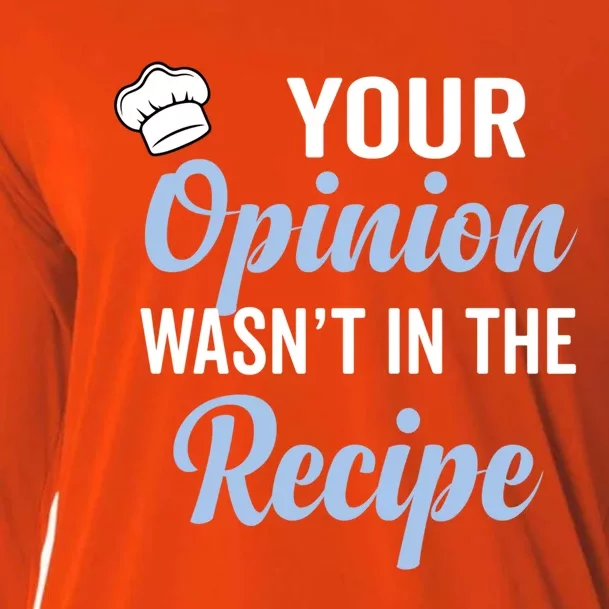 Your Opinion Wasnt In The Recipe Korean Bibimbap Great Gift Cooling Performance Long Sleeve Crew