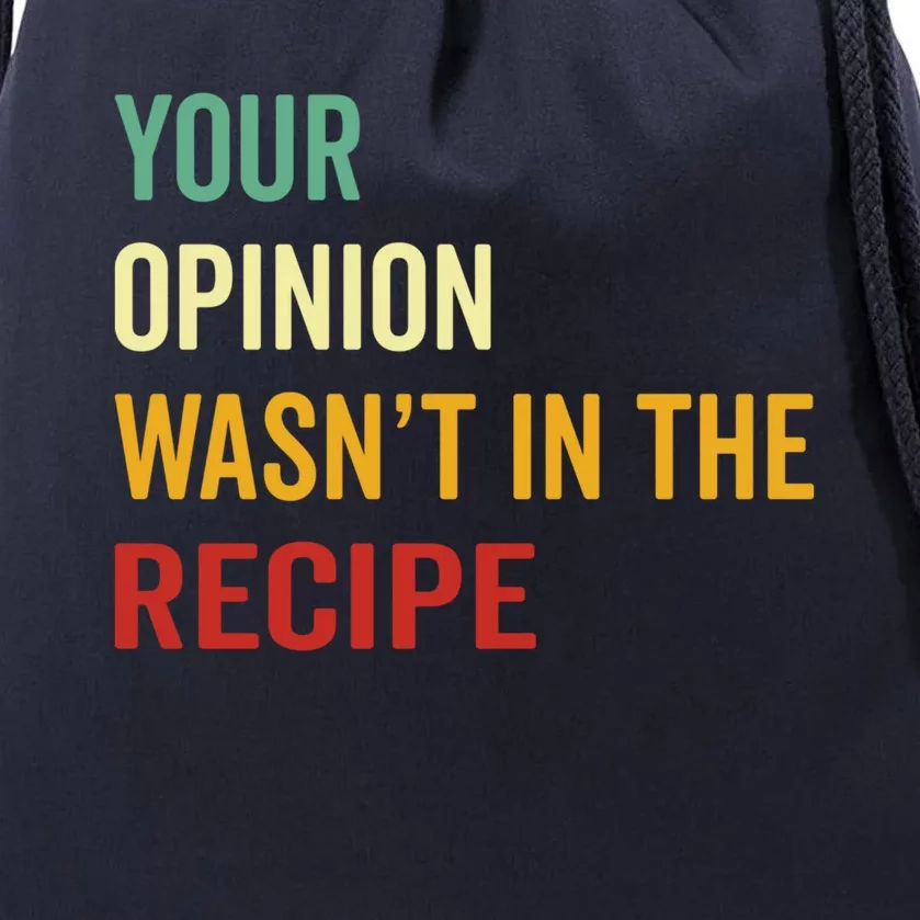 Your Opinion Wasnt In The Recipe Korean Tteokbokki Gift Drawstring Bag