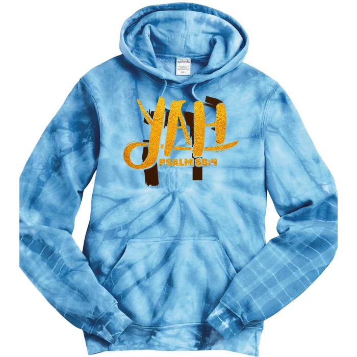 Yah Psalm 684 Hebrew Israelite Yahweh Yhwh Tie Dye Hoodie