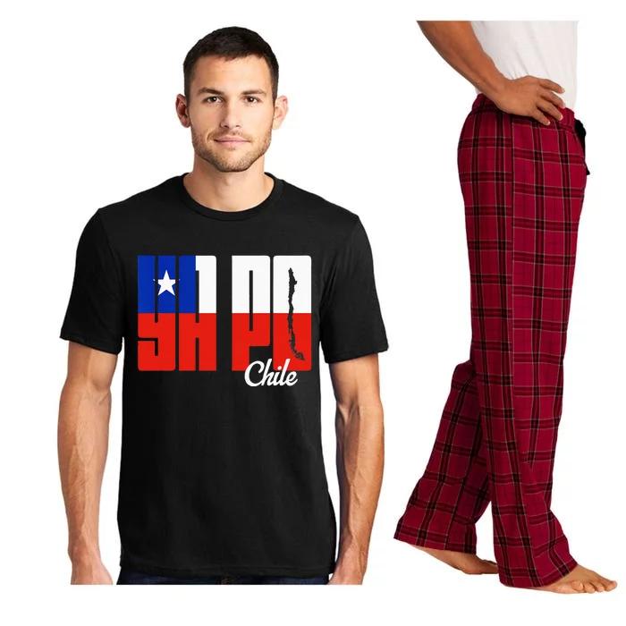 Ya Po Chile Flag And Map Word Fill Pajama Set