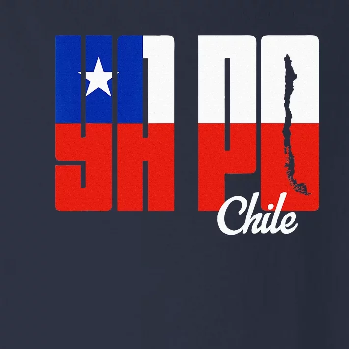 Ya Po Chile Flag And Map Word Fill Toddler Long Sleeve Shirt