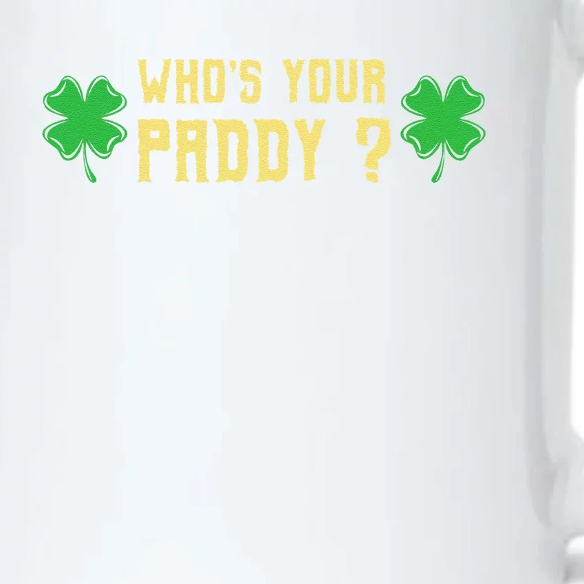 Your Paddy Dad Shamrock Irish Saint Patricks Day Black Color Changing Mug