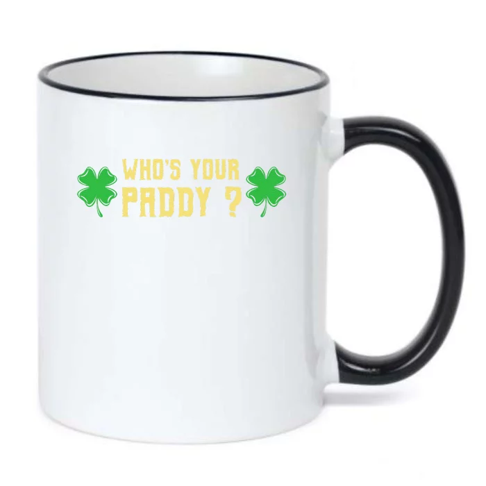 Your Paddy Dad Shamrock Irish Saint Patricks Day Black Color Changing Mug