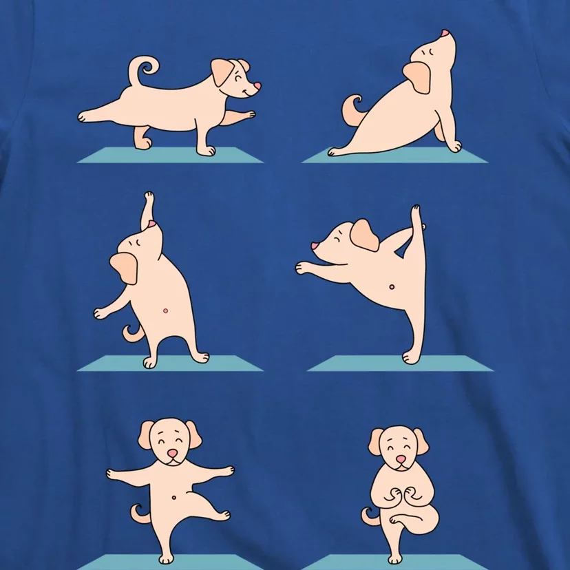 Yoga Poses Dog Yoga Lover Meditating Workout Spiritual Cool Gift T-Shirt