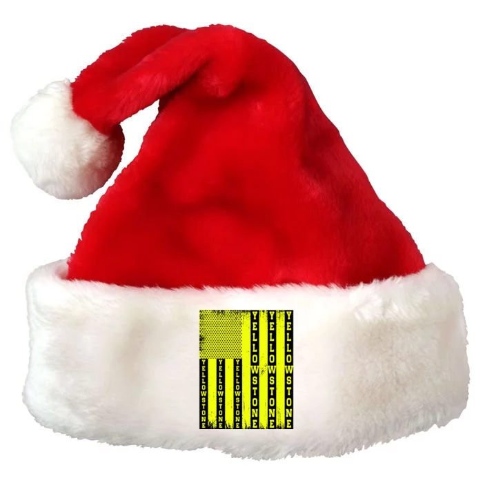 Yellowstone National Park Flag Premium Christmas Santa Hat