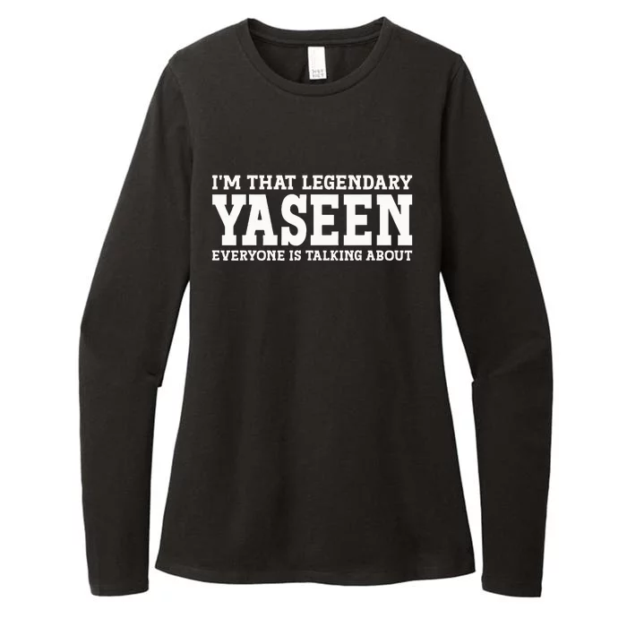 Yaseen Personal Name First Name Funny Yaseen Womens CVC Long Sleeve Shirt