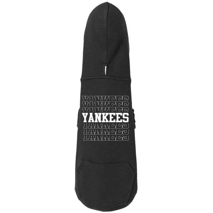 Yankee Personalized Name Doggie 3-End Fleece Hoodie