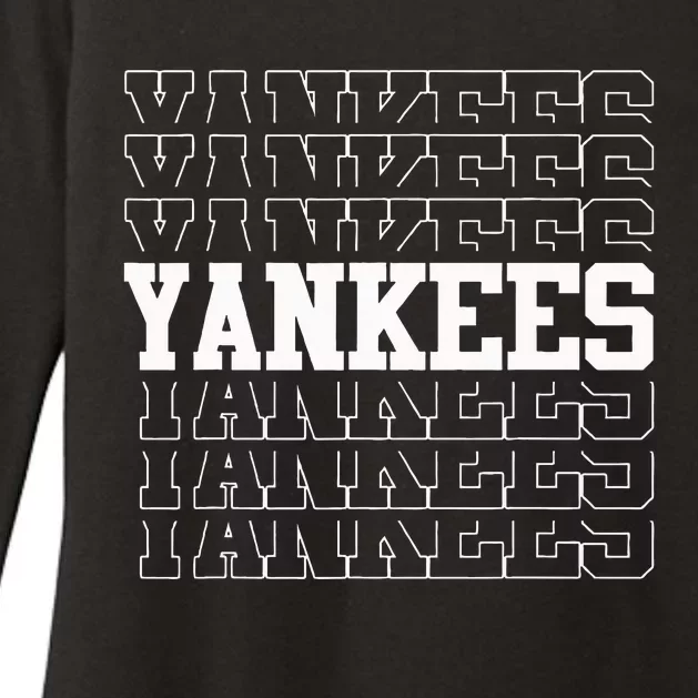 Yankee Personalized Name Womens CVC Long Sleeve Shirt