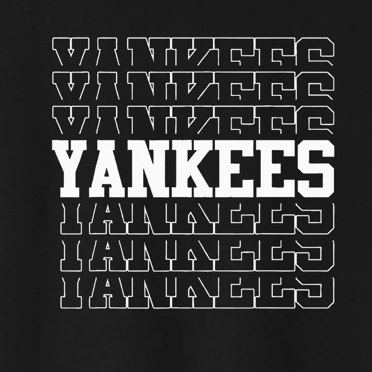 Yankee Personalized Name Women's Crop Top Tee