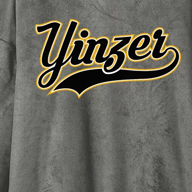 Yinzer Pittsburghese Pittsburgh Pennsylvania Jagoff Pride Hooded Wearable Blanket