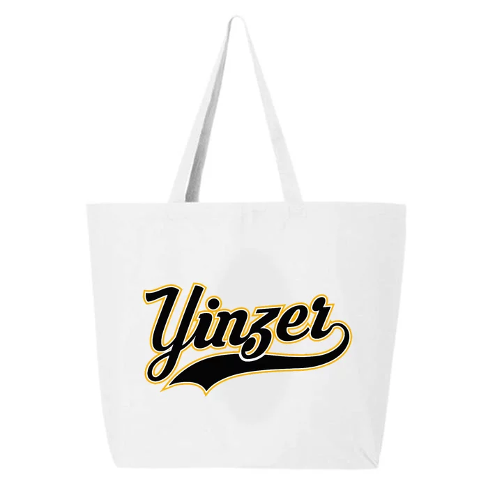 Yinzer Pittsburghese Pittsburgh Pennsylvania Jagoff Pride 25L Jumbo Tote