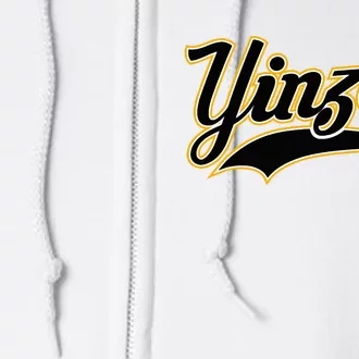 Yinzer Pittsburghese Pittsburgh Pennsylvania Jagoff Pride Full Zip Hoodie