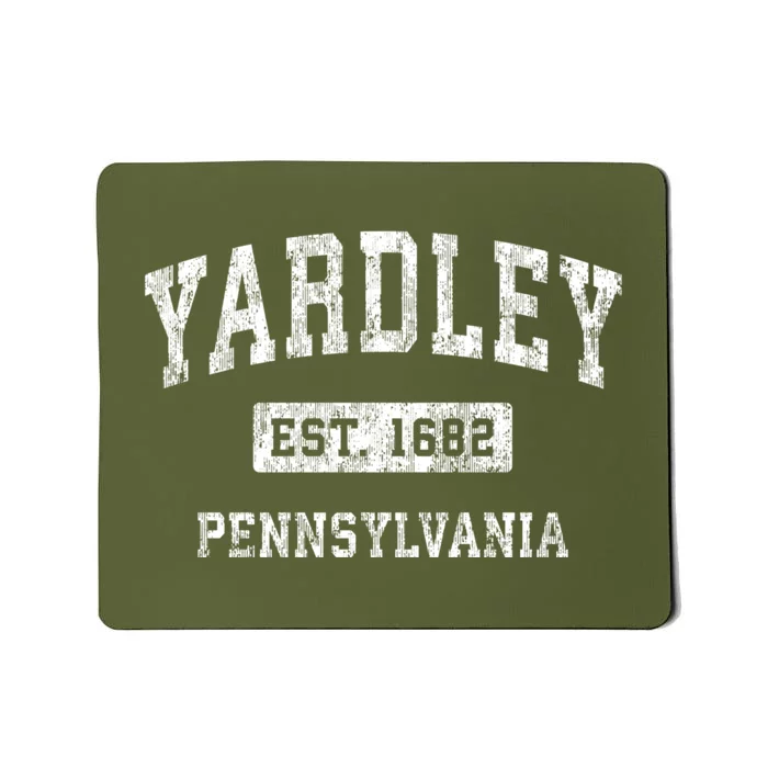 Yardley Pennsylvania Pa Vintage Established Sports Design Mousepad