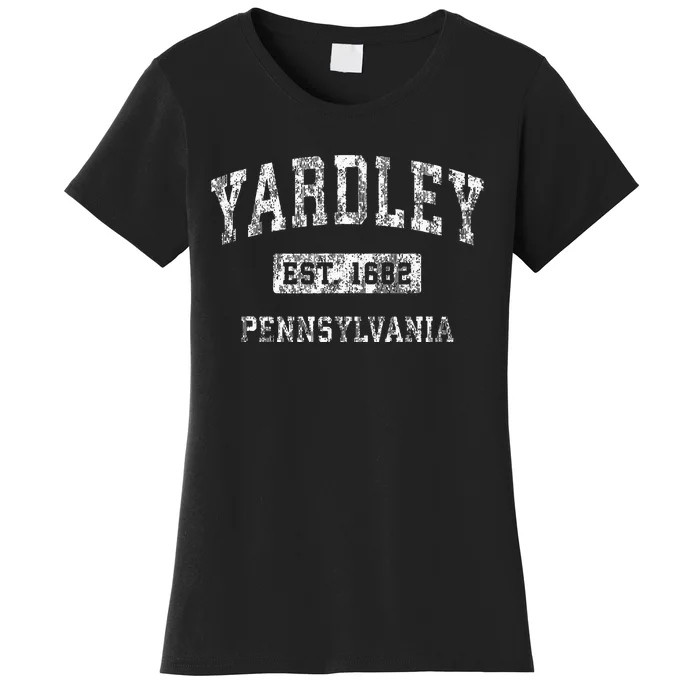 Yardley Pennsylvania Pa Vintage Established Sports Women's T-Shirt