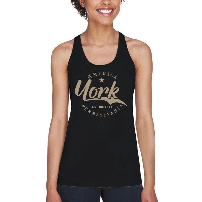 York Pa Pennsylvania Women's Racerback Tank