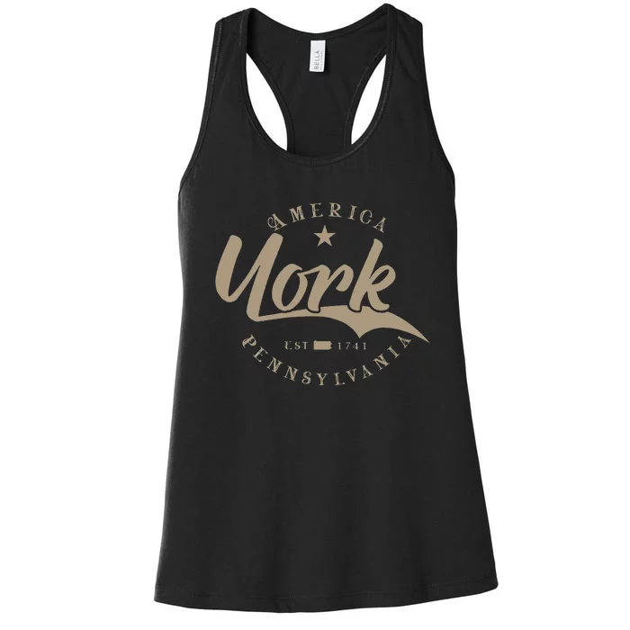 York Pa Pennsylvania Women's Racerback Tank