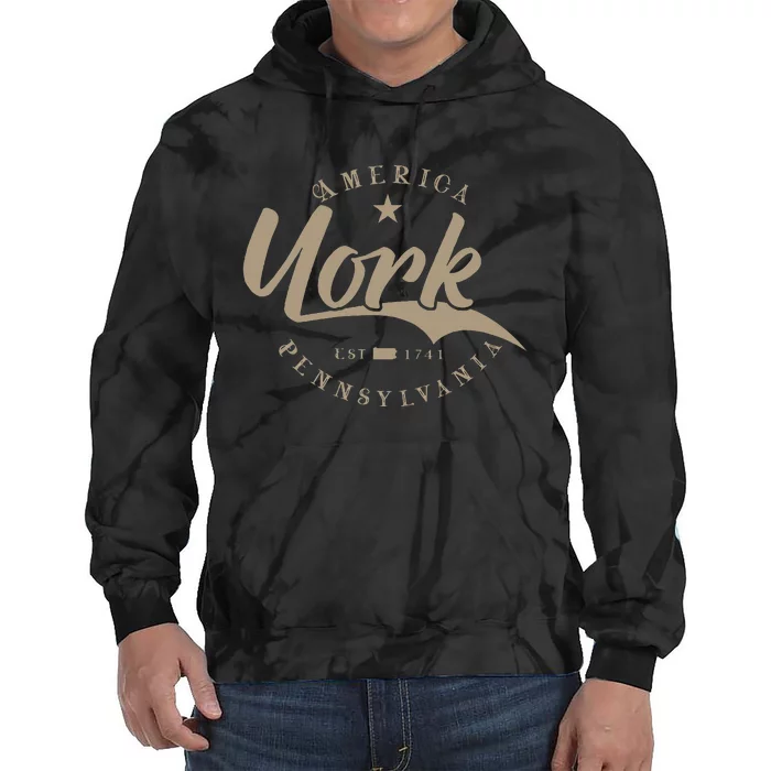 York Pa Pennsylvania Tie Dye Hoodie