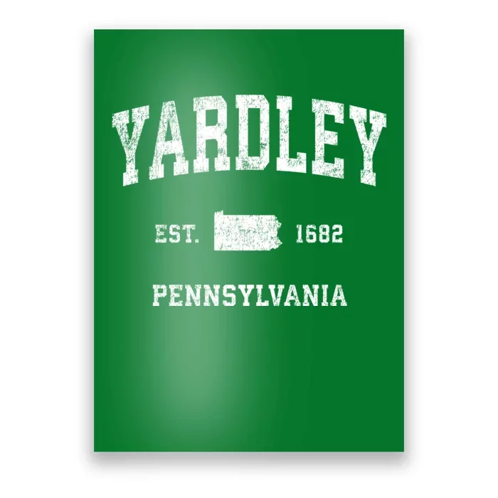 Yardley Pennsylvania Pa Vintage Sports Poster