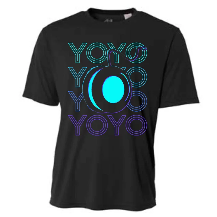 Yoyo Player Retro Cooling Performance Crew T-Shirt