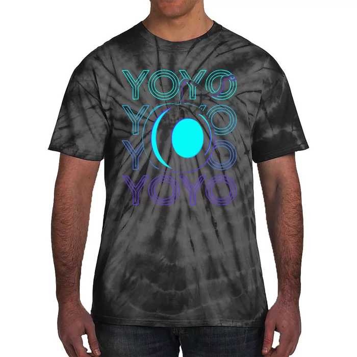 Yoyo Player Retro Tie-Dye T-Shirt