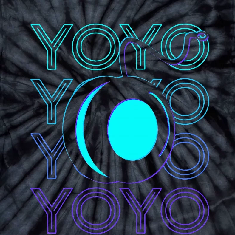 Yoyo Player Retro Tie-Dye T-Shirt