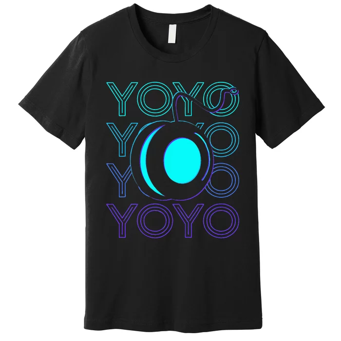 Yoyo Player Retro Premium T-Shirt