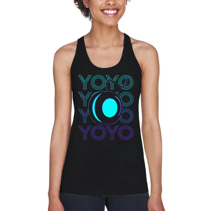 Yoyo Player Retro Women's Racerback Tank