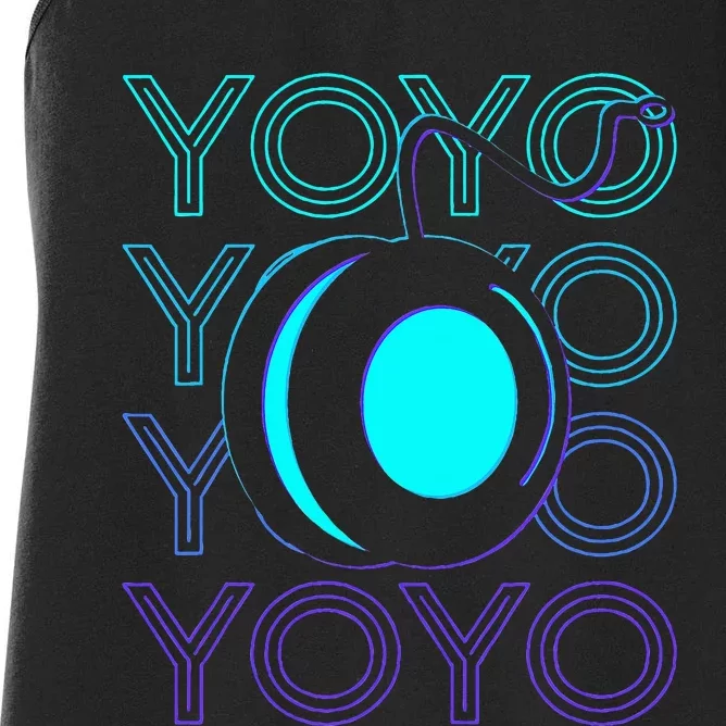 Yoyo Player Retro Women's Racerback Tank